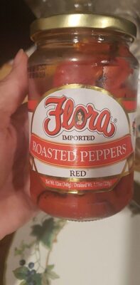 FLORA ROASTED RED PEPPERS 12OZ