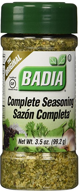 [033844000080] BADIA COMPLETE SEASONING 3.5oz