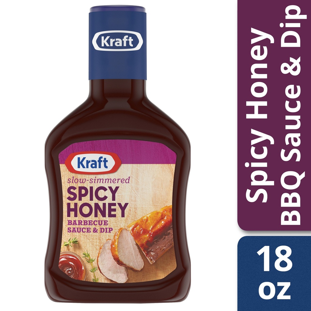 KRAFT SPICY HONEY BBQ SAUCE 18oz