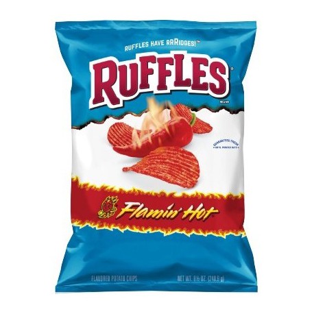 [028400659789] RUFFLES-FLAMING HOT 6.5OZ
