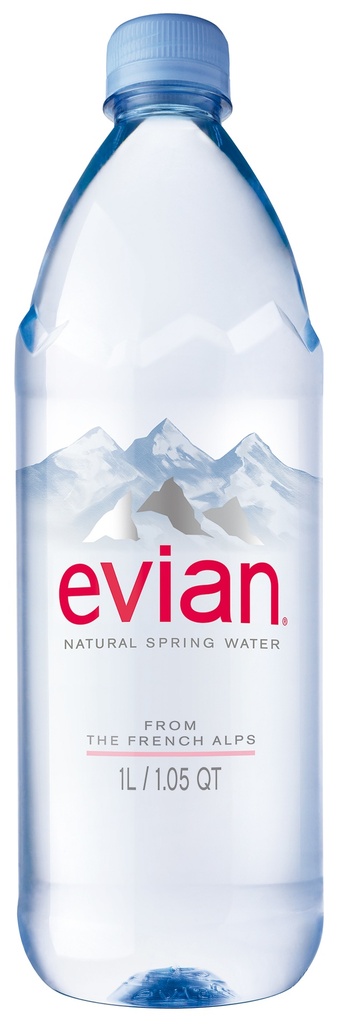 [079298000078] EVIAN SPRING WATER 1L
