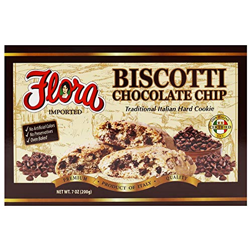 FLORA BISCOTTI CHOCOLATE CHIP 7oz