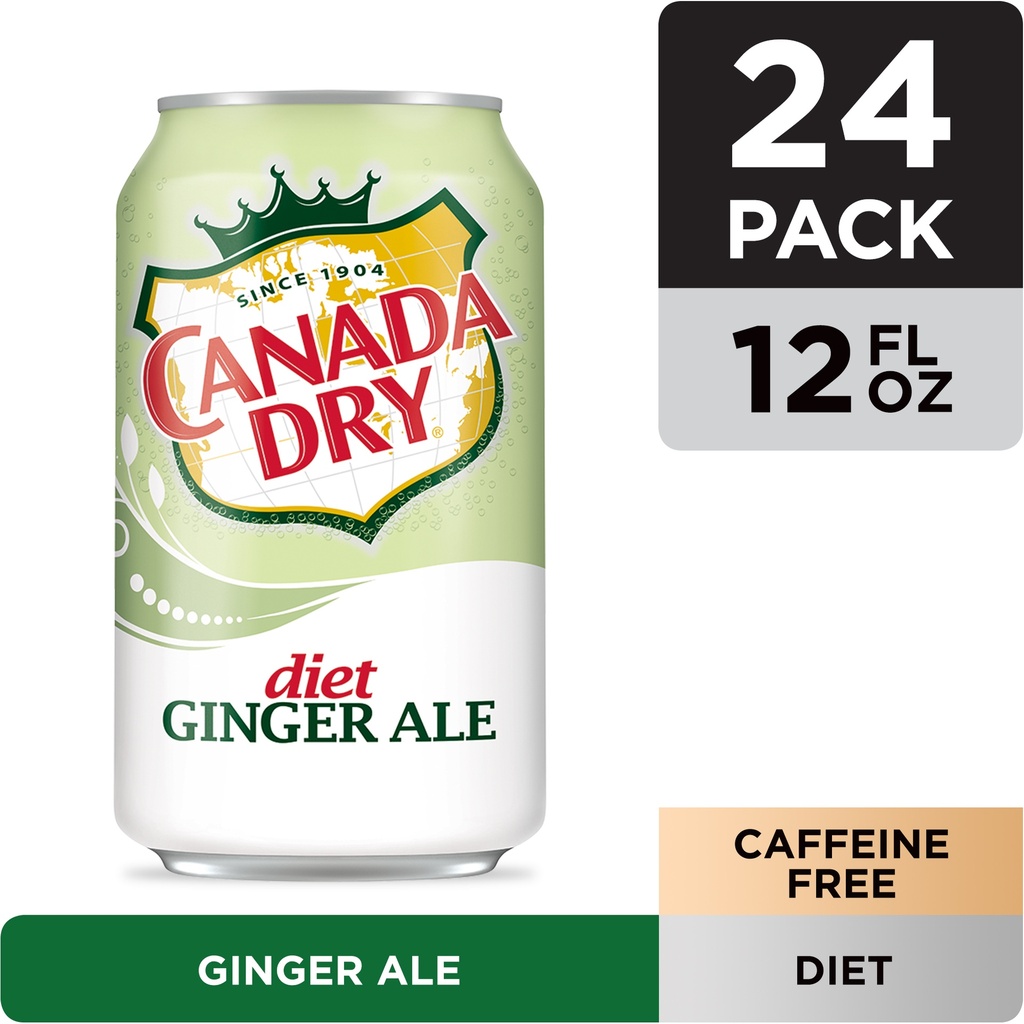 [078000148169] CANADA DRY DIET GINGERALE CASE