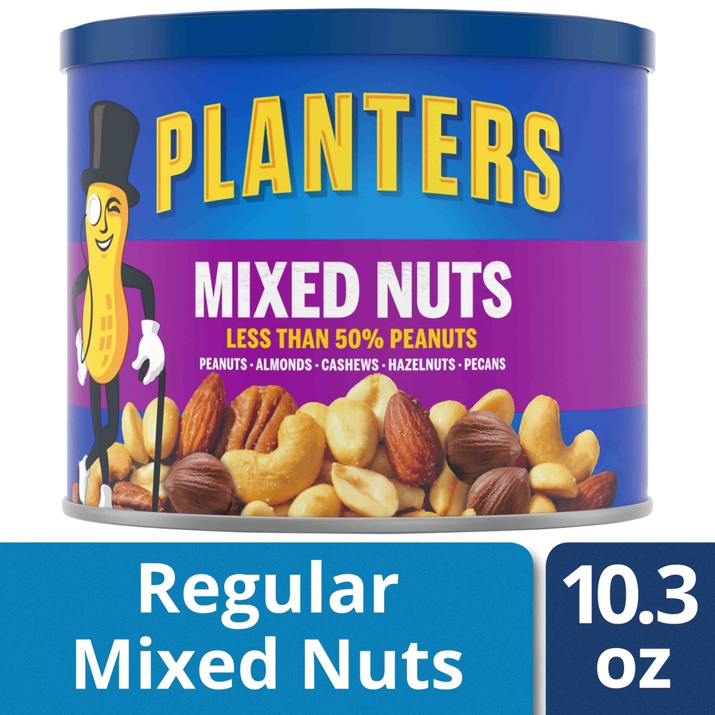 [029000016651] PLANTERS MIXED NUTS 10.3OZ