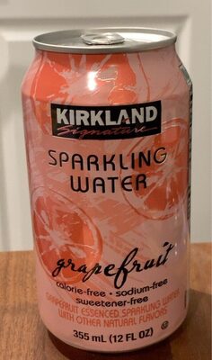 KIRKLAND SPARKILNG WATER 12OZ