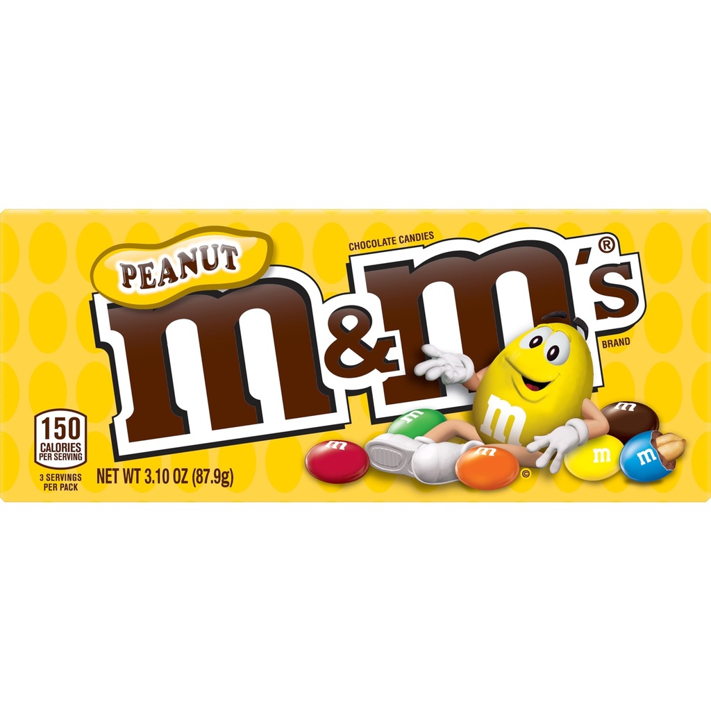 [040000497547] M&M'S PEANUT CANDIES 3.10OZ