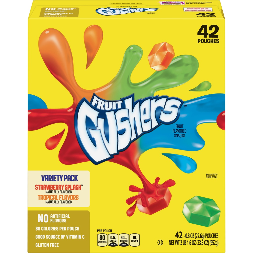 [016000146983] FRUIT GUSHERS 42CT