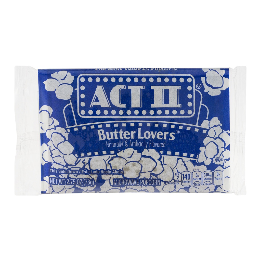 [076150232486] Act II Popcorn - Butter Lovers