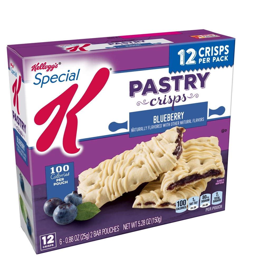 [038000167737] PASTRY CRISPS BLUEBERRY 12per pack