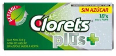 CLORETS PLUS GUM