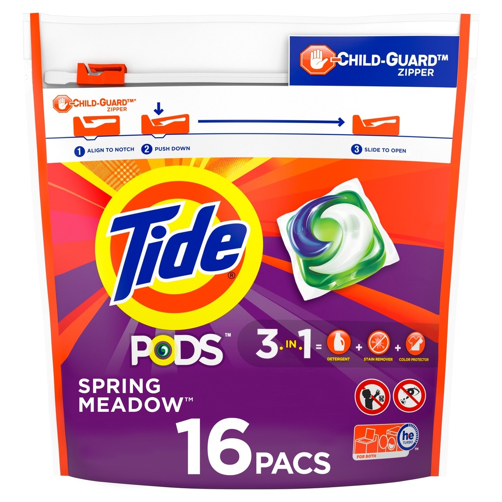 [037000509547] TIDE PODS SPRING MEADOW 14oz