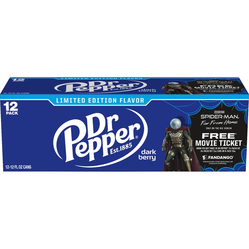 DR PEPPER DARK BERRY 12PK