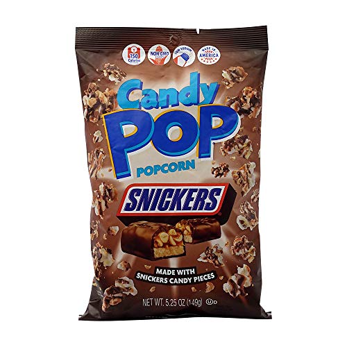 [814109021350] CANDY POP POPCORN SNICKERS 5.25OZ