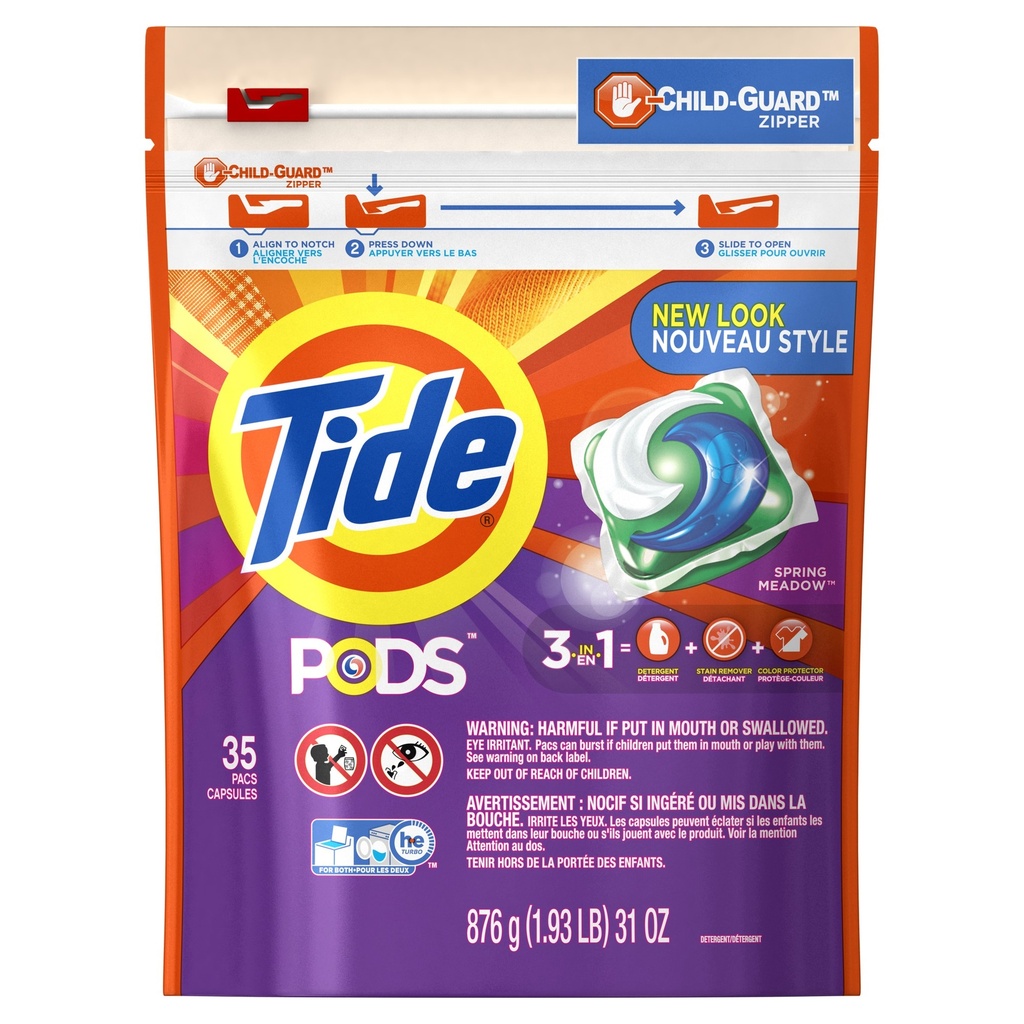 [037000509639] TIDE PODS SPRING MEADOW 31oz