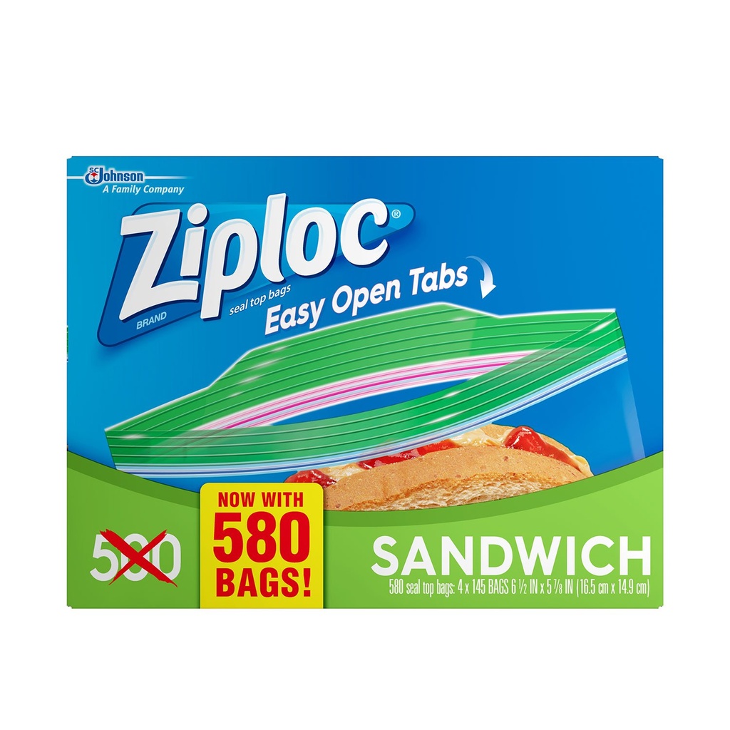 [025700716020] ziploc sandwich bags