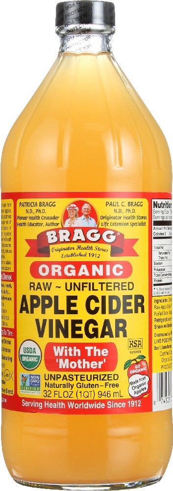 [074305001321] BRAGG ORGANIC APPLE CIDER VINEGAR 32FL OZ
