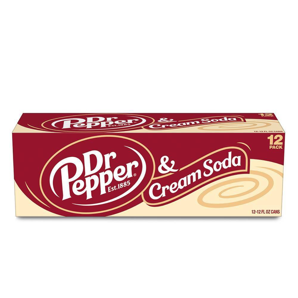 [078000033489] Dr. Pepper Cream Soda 12oz