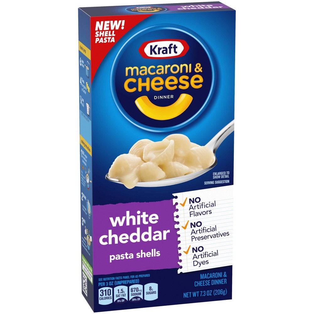 [021000653560] KRAFT MAC &CHEESE WITH CHEDDAR CHEESE 7.3OZ