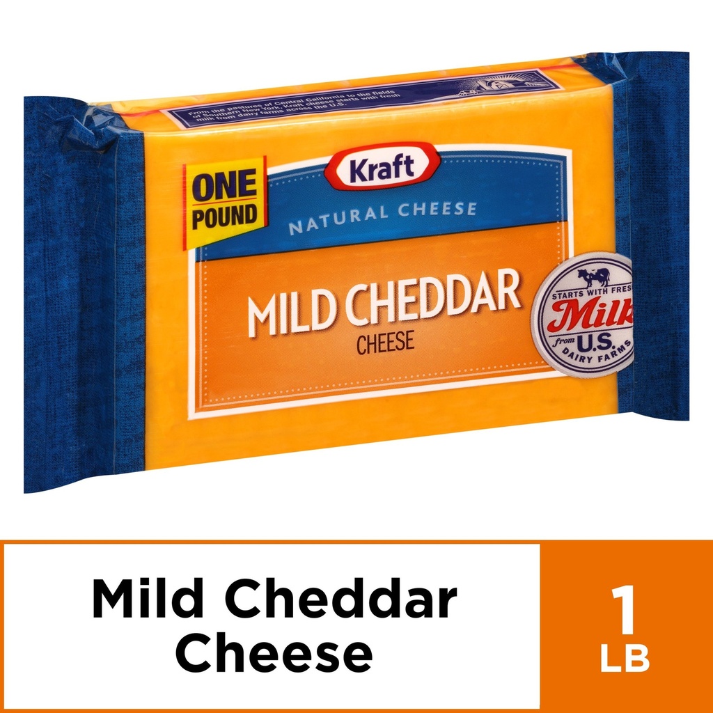 mild cheddar kraft 1lb