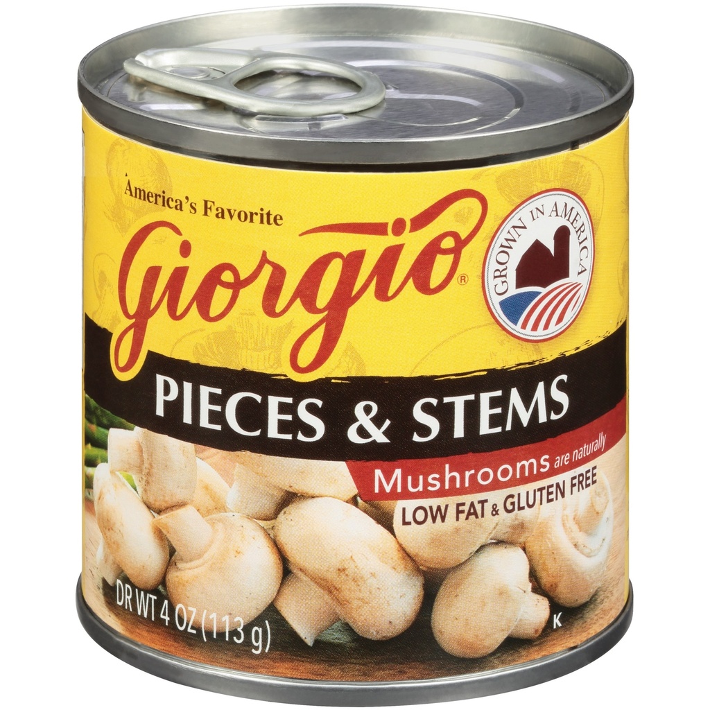 GEORGIO PIECES & STEMS MUSHROOMS 4oz