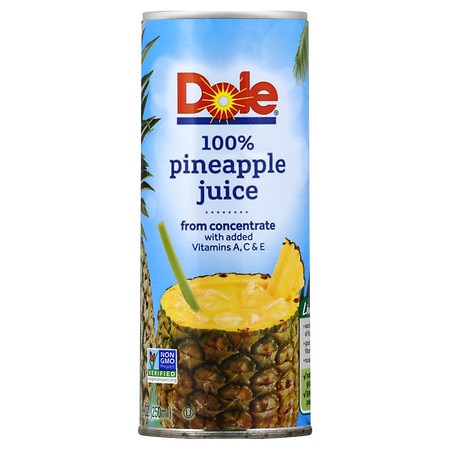 DOLE 100% PINEAPPLE JUICE 8.4fl oz