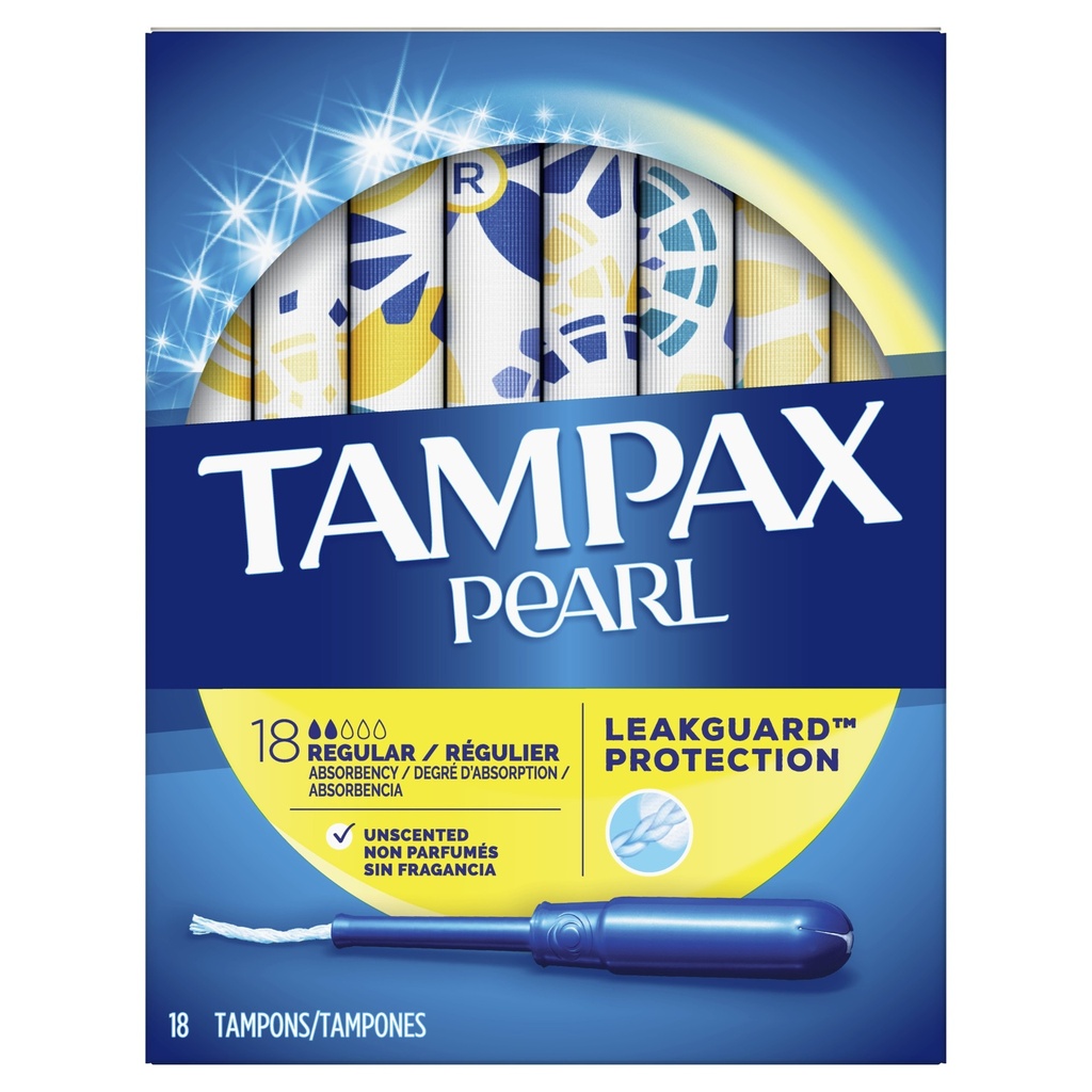 TAMPAX PEARL REGULAR 18PCS