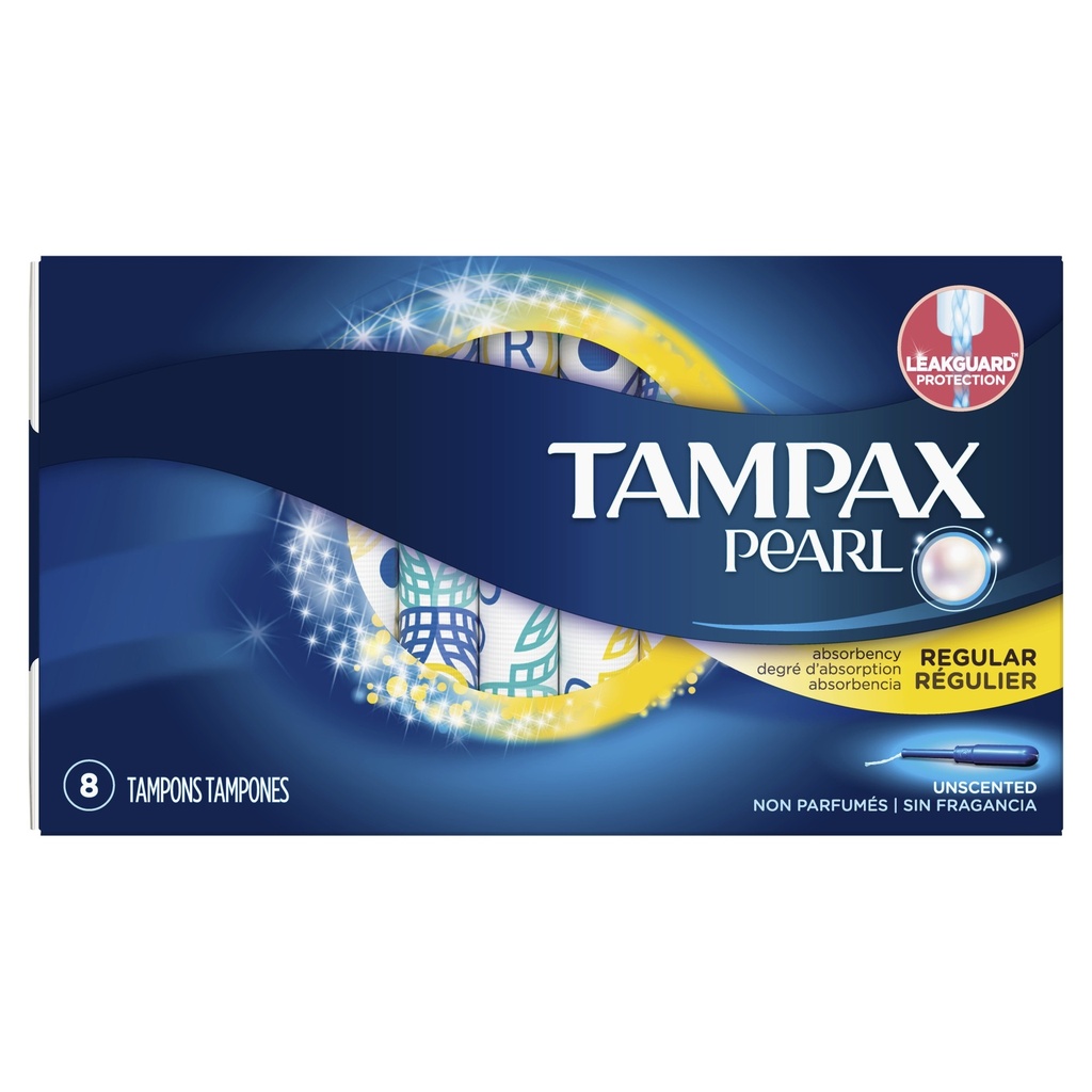 TAMPAX PEARL REGULAR 8 PCS