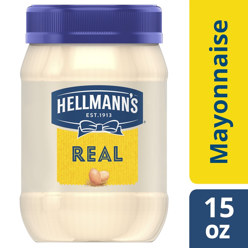 [048001213388] HELLMAN'S REAL MAYONNAISE 15FL OZ