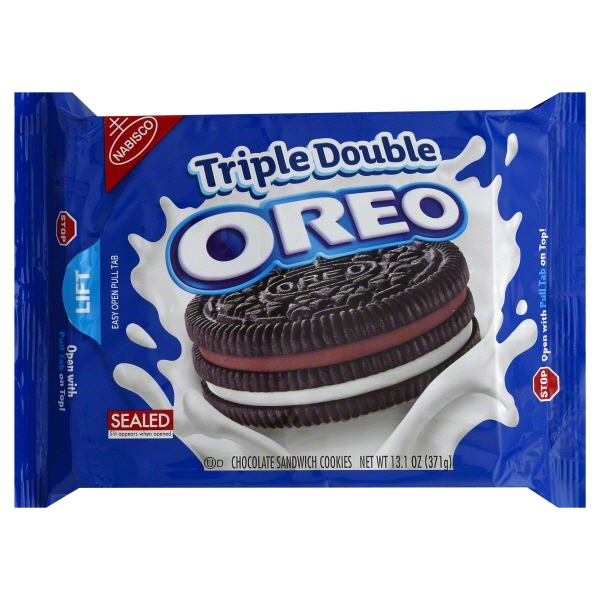 TRIPLE DOUBLE OREO 13.1OZ