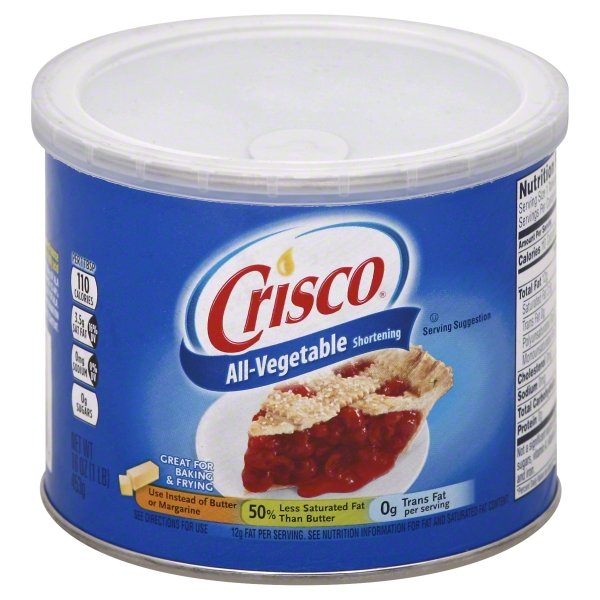 CRISCO ALL VEGETABLE SHORTENING16OZ