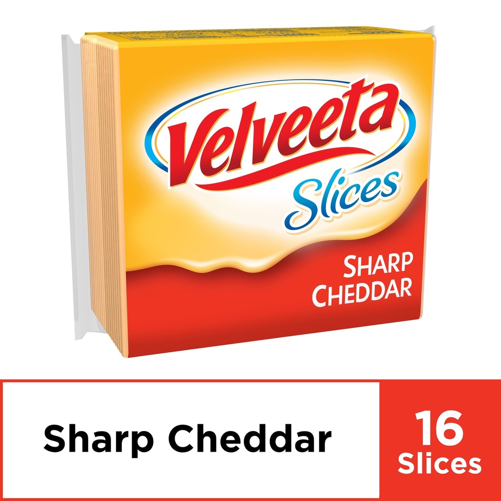 VELVEETA SLICED SHARP CHEDDAR 16SLICES
