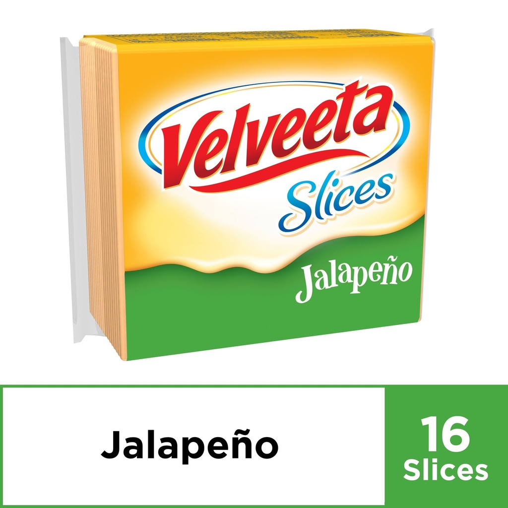 VELVEETA SLICES JALAPENOS 16 SLICES