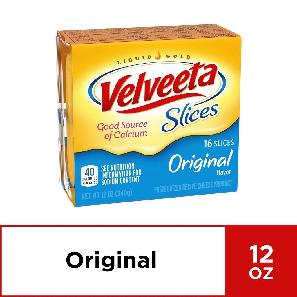 VELVEETA SLICES ORIGINAL 16 SLICES