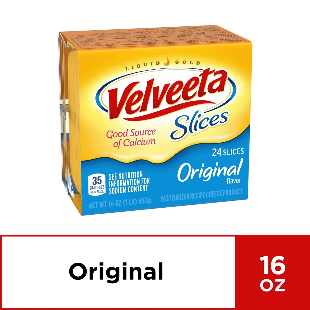 VELVEETA SLICES 16OZ