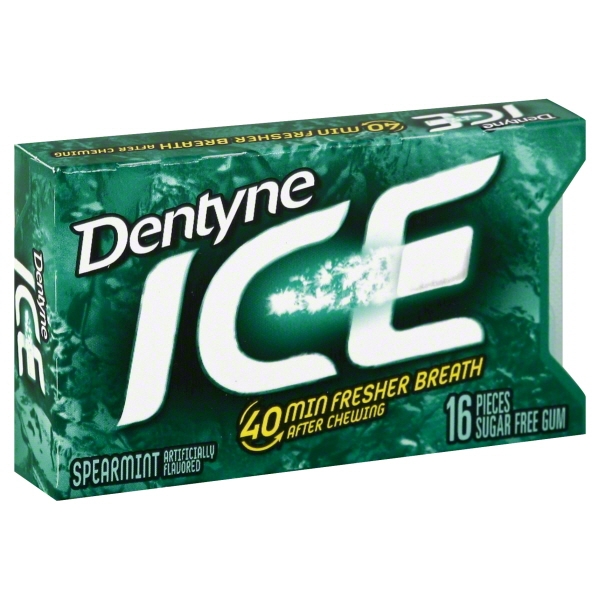DENTYNE ICE SPEARMINT 16PIECES