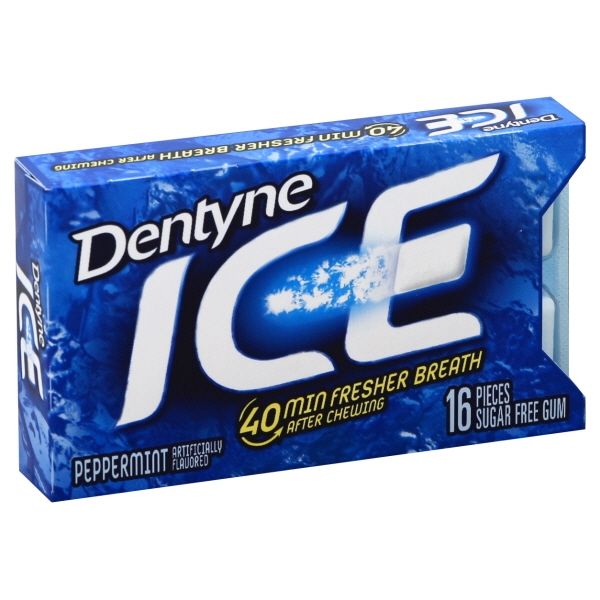 DENTYNE ICE PEPPERMINT 16PIECES