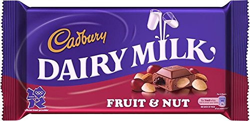 CADBERY D/M FRUIT & NUT 120g