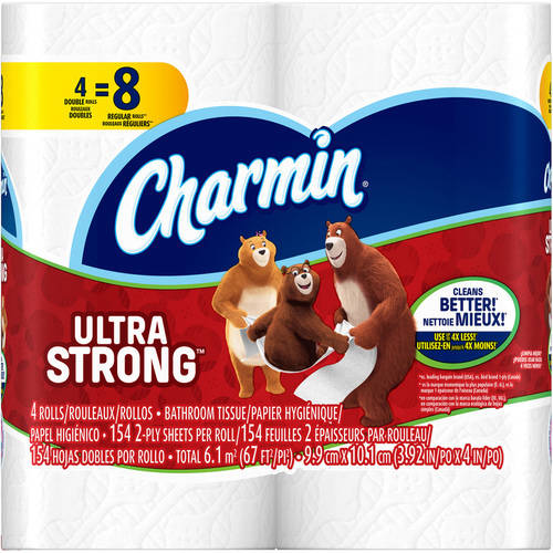 CHARMIN ULTRA STRONG 4 ROLLS