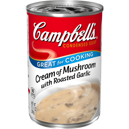 CAMPBELL'S CREAM OF MUSHROOM WITH ROASTED GARLIC 10.5oz