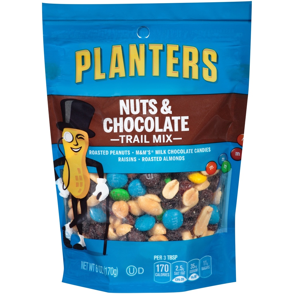 PLANTERS TRAIL MIX NUT & CHOCOLATE 6oz