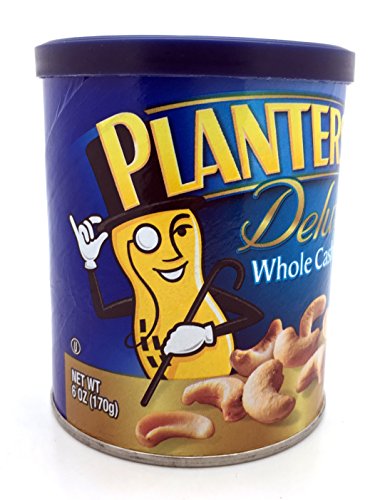 PLANTERS DELUXE WHOLE CASHEWS 6oz