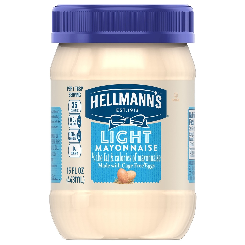 HELLMANN'S LIGHT MAYONNAISE 15FL OZ