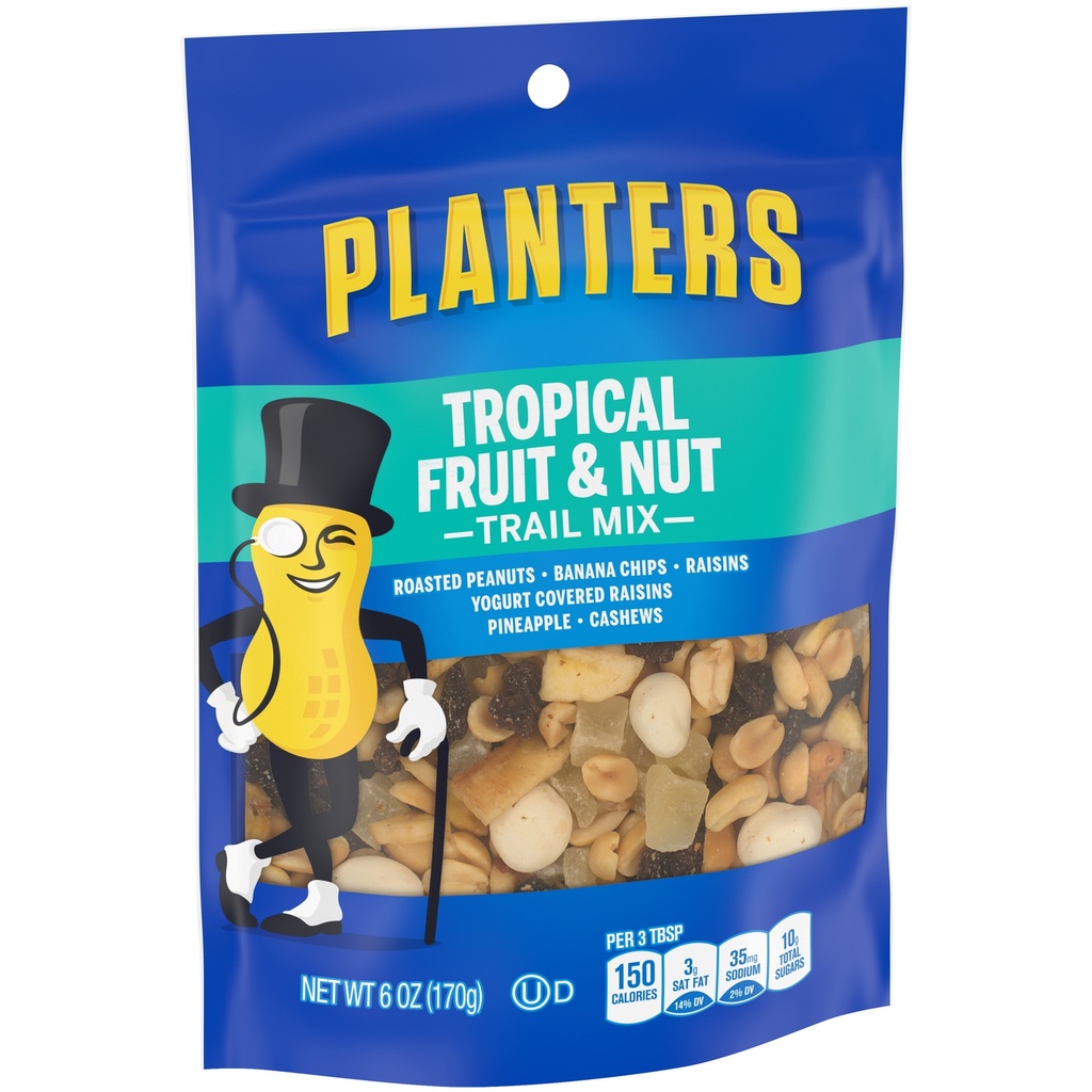 PLANTERS TRAIL MIX FRUIT AND NUTS 6 OZ