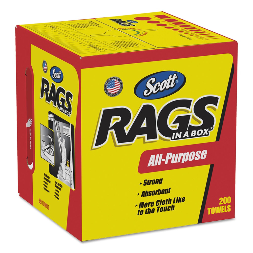 TOWEL/RAGS SCOTT RAGS IN A BOX