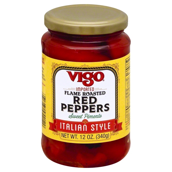 VIGO ROASTED PEPPERS 12OZ