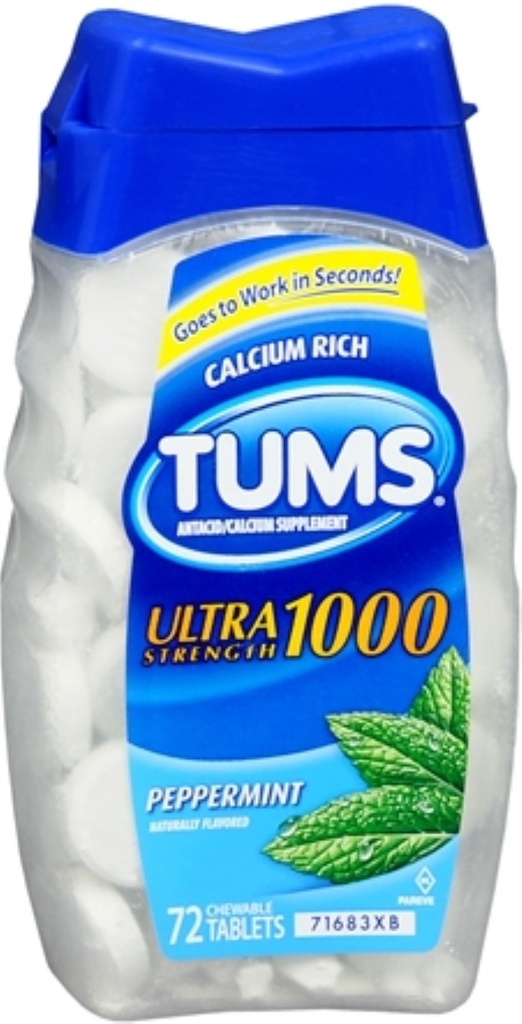 [307660745853] TUMS ANTACID PEPPERMINT