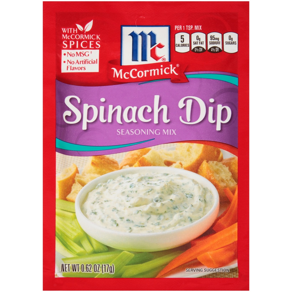 MC CORMICK SPINACH DIP SEASONING MIX