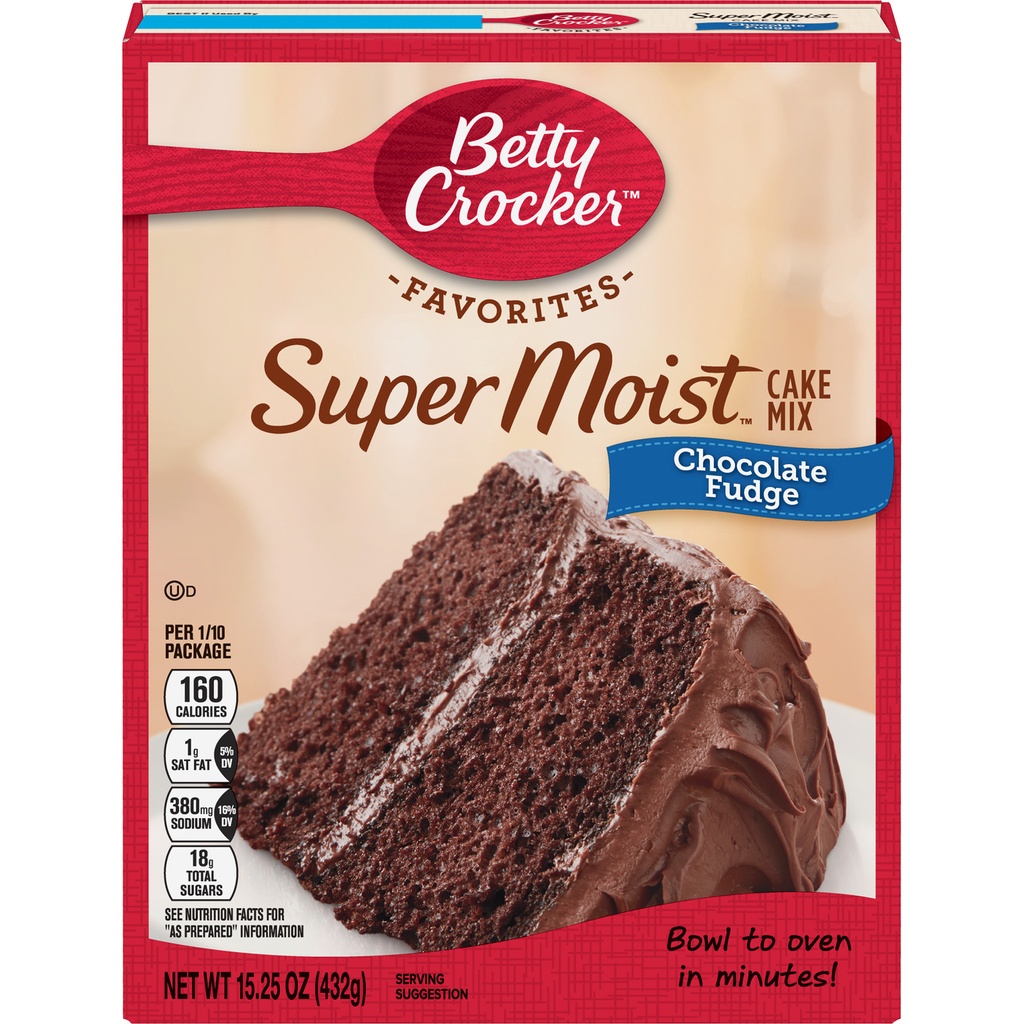 BETTY CROCKER SUPER MOIST CAKE MIX