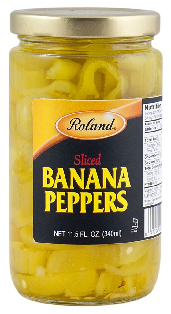 ROLAND SLICED BANANA PEPPERS 11.5FL OZ