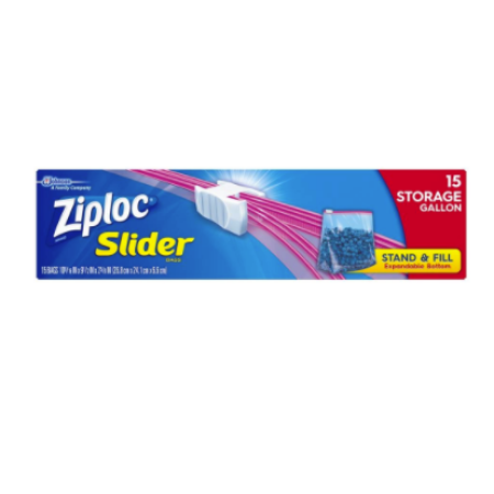 [025700022046] ZIPOC SLIDER BAGS 15BAGS